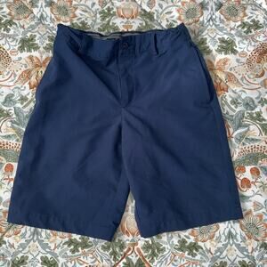 Slazenger Boys Golf Shorts Size Med. Performance Adjustable Waist Navy